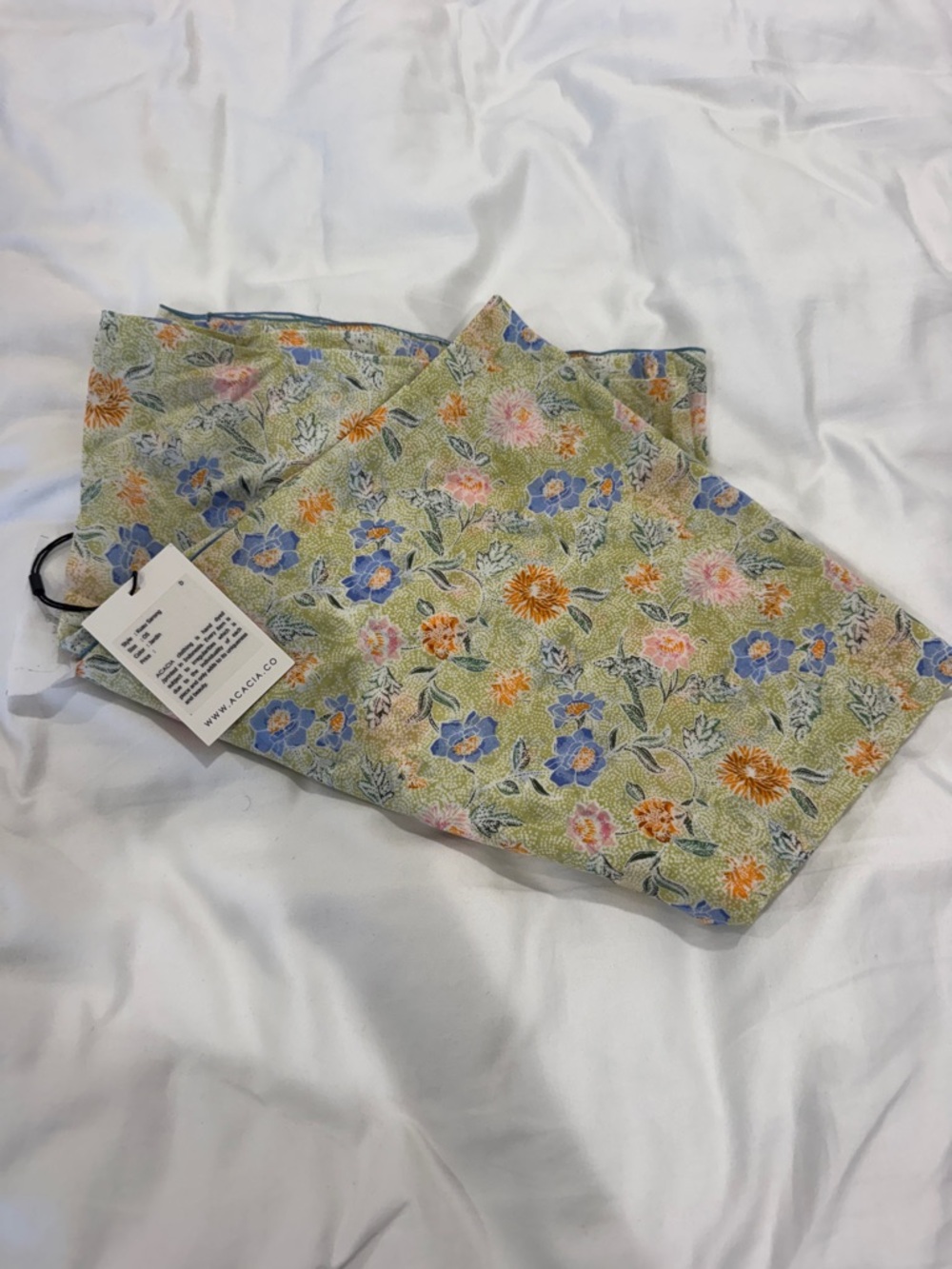 acacia swimwear Floral Green Blue Orange Pink Swim Sarong